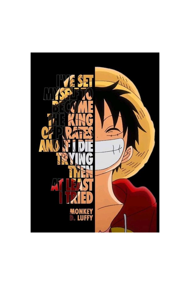 Luffy King Of The Pirates Speech One Piece Oversized tee